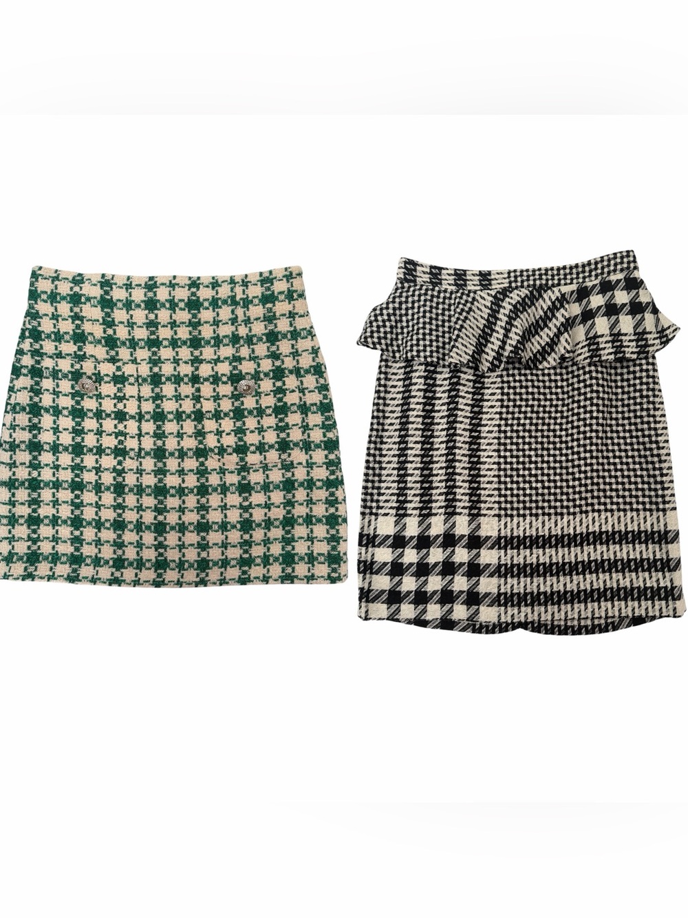 Zara Skirt Bundle 2Pc Size Small Tweed
Checkered Mini